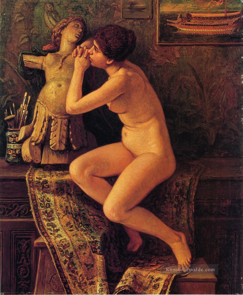 Die Venezia Modell Nacktheit Elihu Vedder Ölgemälde